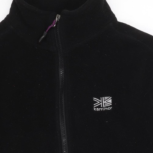 Karrimor Women's Black Fleece Jacket Size 10 - Picture 12 of 12