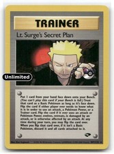 Lt. Surge's Secret Plan Unlimited Gym Challenge 107/132 MP Pokemon on eBay