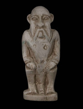 Authentic Ancient Egyptian Antique Rare Statue of God Bes Figurine Egyptian BC