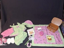 American Girl  Bitty Baby ~ PICNIC SET ~ PICNIC BASKET ~