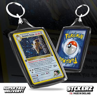 GYM HEROS 2 SET POKEMON INSPIRIERT MINI SCHLÜSSELANHÄNGER *MEHRERE OPTIONEN* SCHLÜSSELANHÄNGER