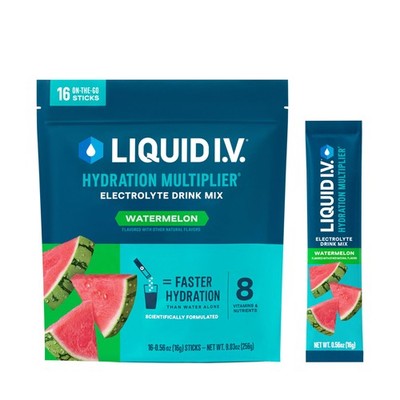Liquid I.V.  Hydration Multiplier   Watermelon | Electrolyte Powder Drink Mix...