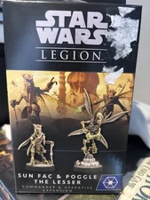 FFG Star Wars Legion Miniatures Game Sun Fac & Poggle the Lesser Expansion New