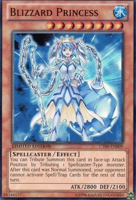 Blizzard Princess - CT09-EN009 - Super Rare - Limited Edition - Lightly Played