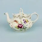 Antique B.R.C Bauer, Rosenthal & Co Floral Moliere Teapot - Germany c1897-1903
