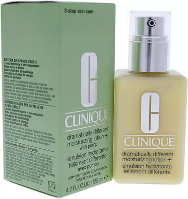 20pc Clinique Dramatically Different Moisturizing Lotion +(pump) Dry Skin 125ml