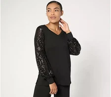 Jingle Belles by Kim Gravel Knit Dress for Joy Sequin Top Black Medium A666753