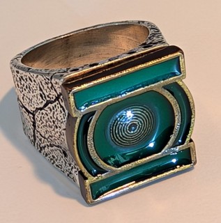 SDCC 2026 LANTERNS Offsite Green Lantern Ring Size 9 Glow in Dark DC Official
