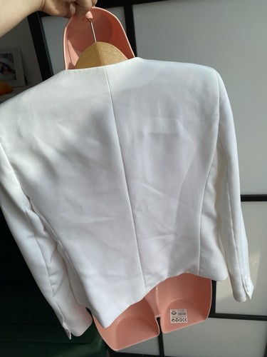 Mango Womens Long Sleeve Blazer Jacket White Colour Size Small S - Picture 8 of 8