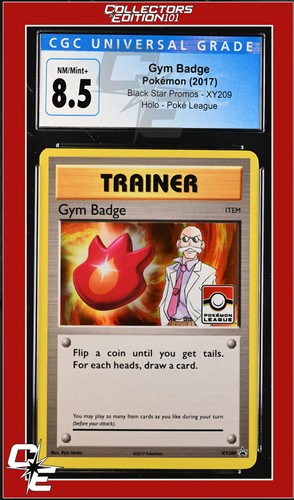 Gym Badge graded CGC 8.5 for sale on eBay