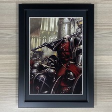 Dunkle Engel Gerahmte Kunst Space Marines Warhammer 40K 40.000