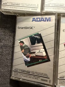 Coleco Adam Cassette Lot Of 5 Buck Rogers Smart Basic Expertype Colecovision