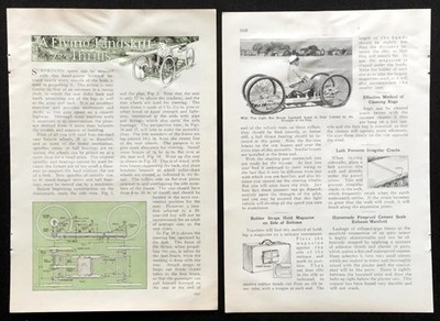 Hand powered Racer Midget Car 1931 HowTo build PLANS