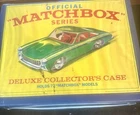 Vintage 1960s Official Matchbox Deluxe Collectors Case W/ 72 Vehicles