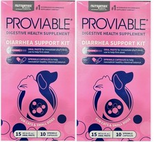 Proviable Digestive Health Supplement Kit for Cats and Small Dogs X 2-PACK
