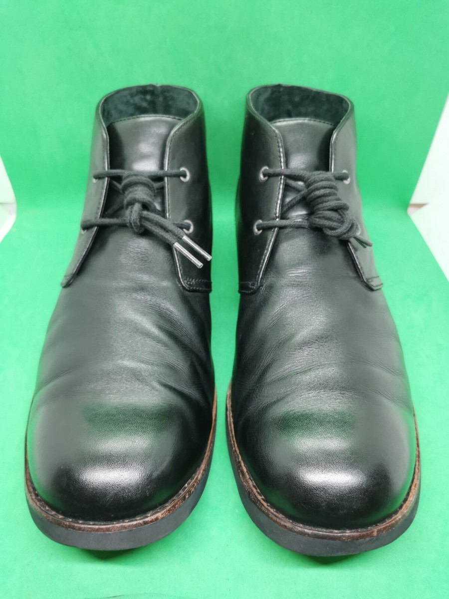 UGG Chukka Ankle Boots F190161 Black Leather Men