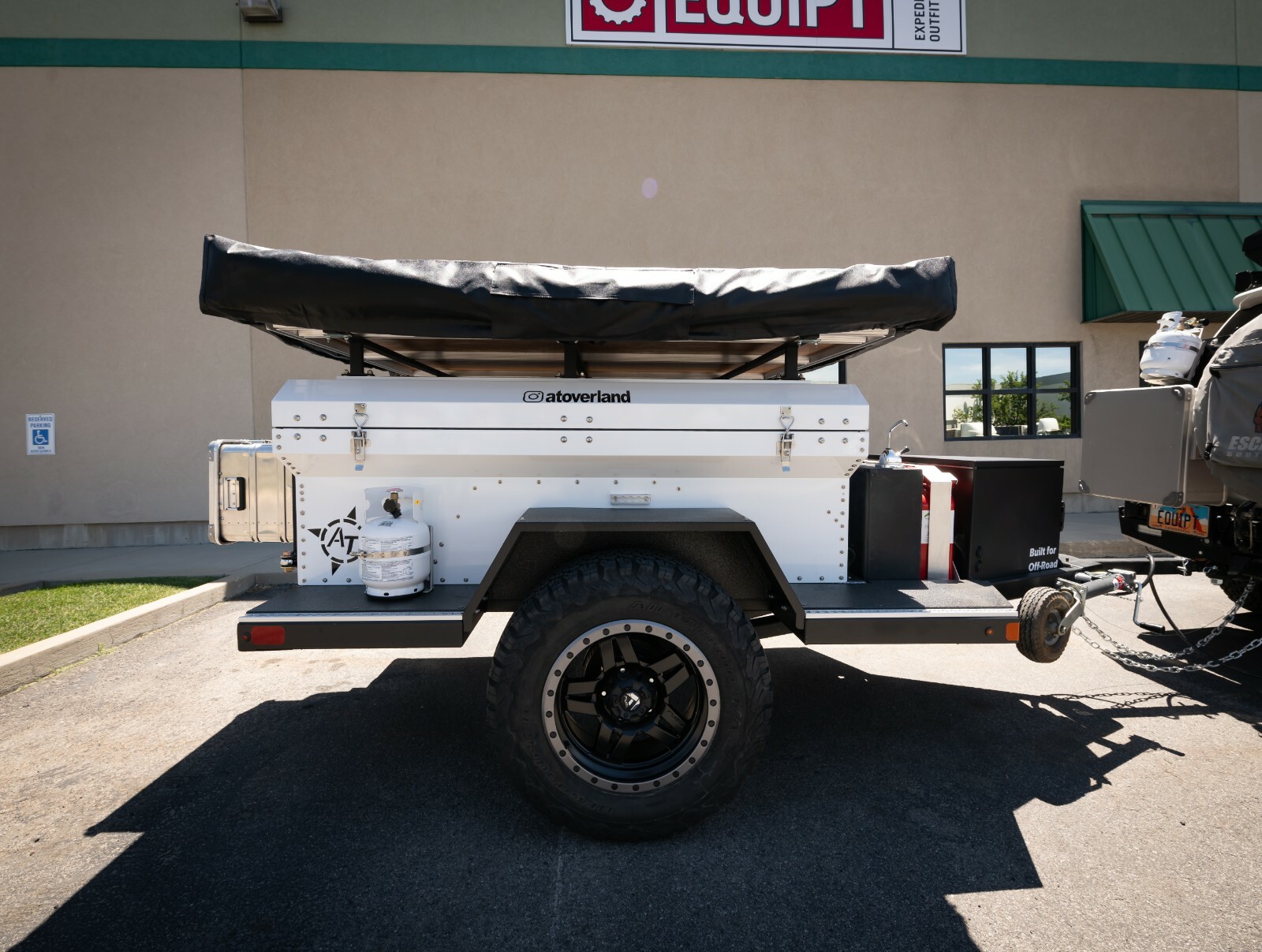 New AT Overland CHASER Camper Trailer w/Roof Top Tent, 4X4 Expedition