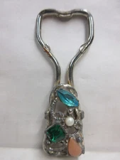 Handheld Bottle Opener with Jeweled Handle Kitchen Bar Accessory Tool