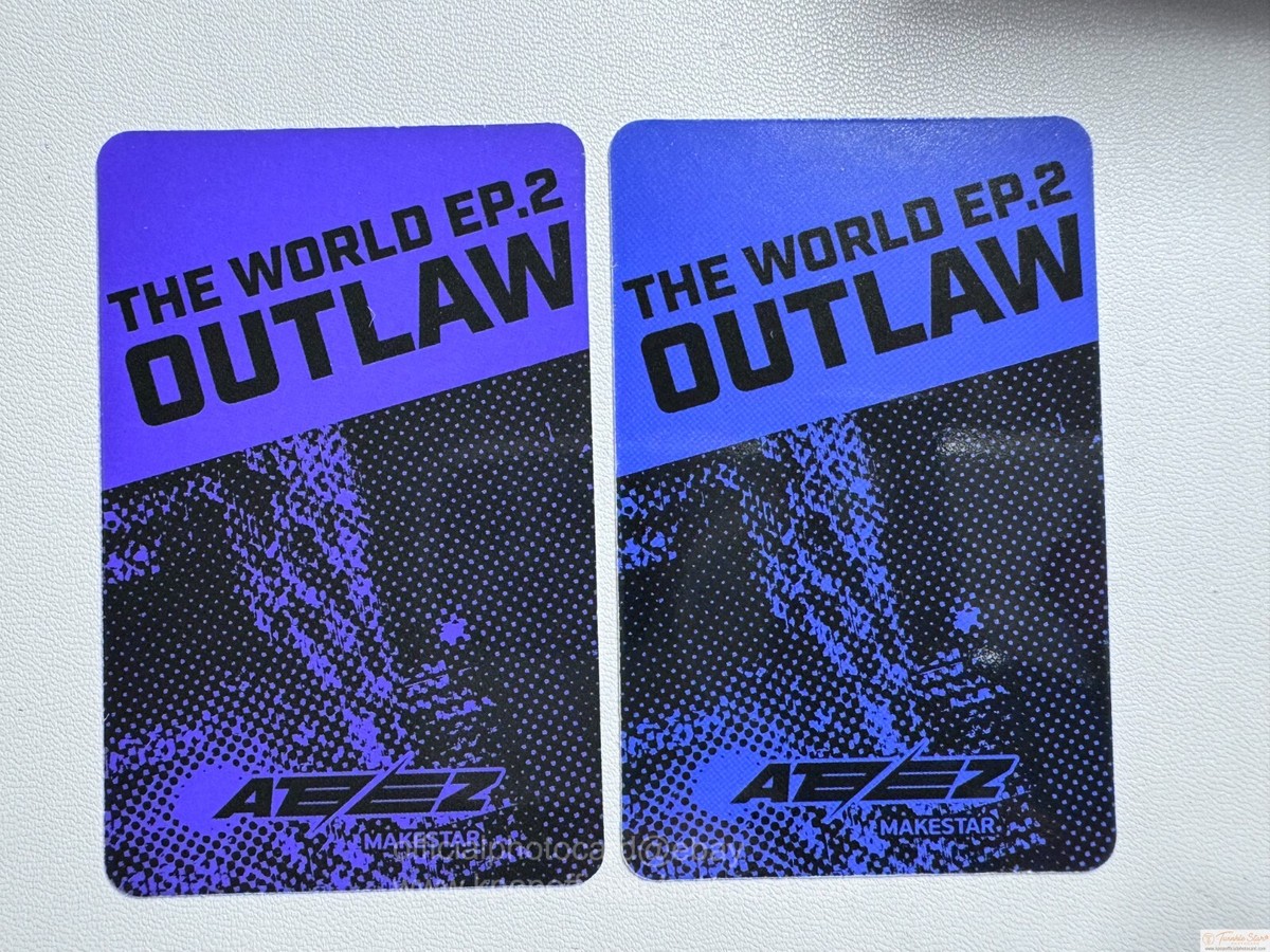 ATEEZ THE WORLD EP.2: OUTLAW Makestar Lucky Draw POB Babu ATEEZ THE WORLD EP.2: OUTLAW Makestar Lucky Draw POB Babu