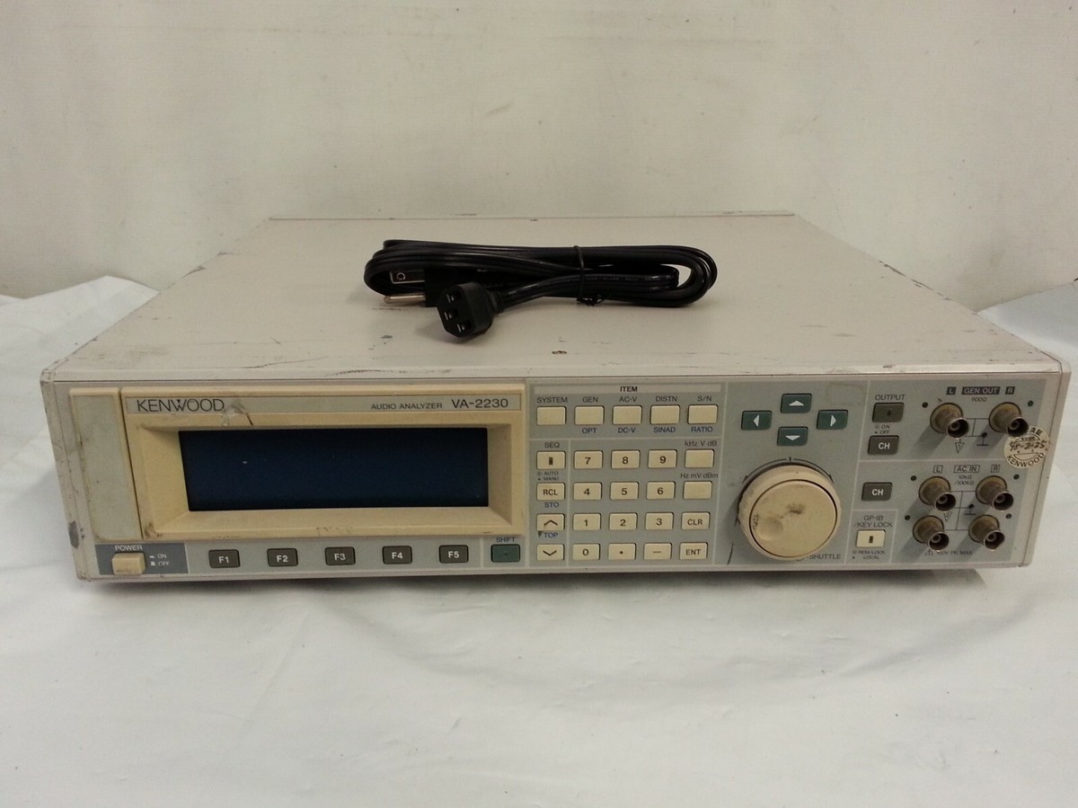 KENWOOD/Texio　VA-2230 オーディオアナライザ KENWOOD VA-2230 Audio Analyzer w/Power Cord (See pictures) -USED