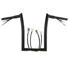 16" Prewired Meathook Handlebar for Harley Dyna Wide Super Glide XL 1996-2006