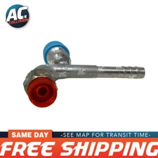 CLIMAPARTS Fitting 90 Degrees Female Standard Aluminum O-Ring #6 w/ R134 VALVE