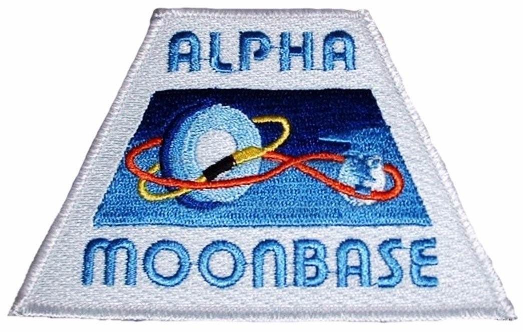 Space 1999 Alpha Moonbase Orbit Logo 2 1/2