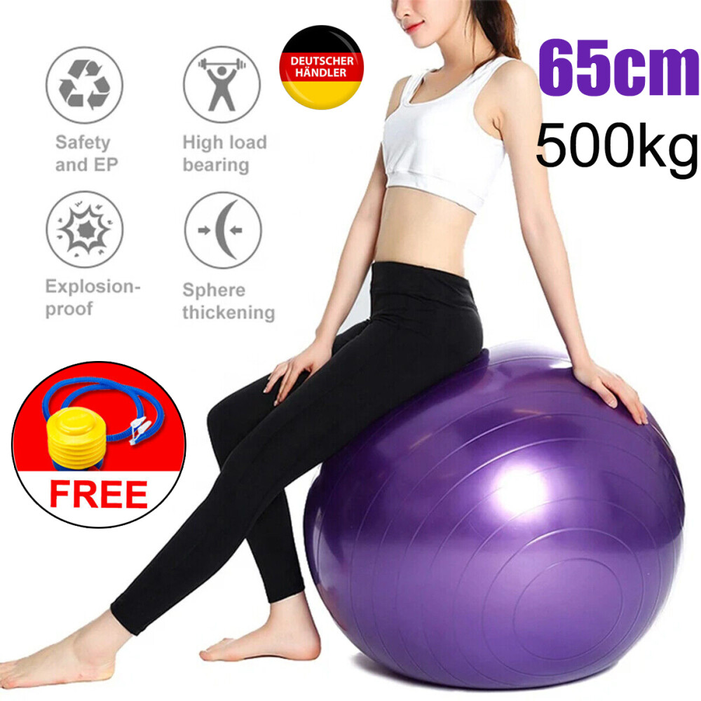 Gymnastikball Sitzball Schwangerschafts Sitz Ball Bürostuhl Anti-Burst mit Pumpe