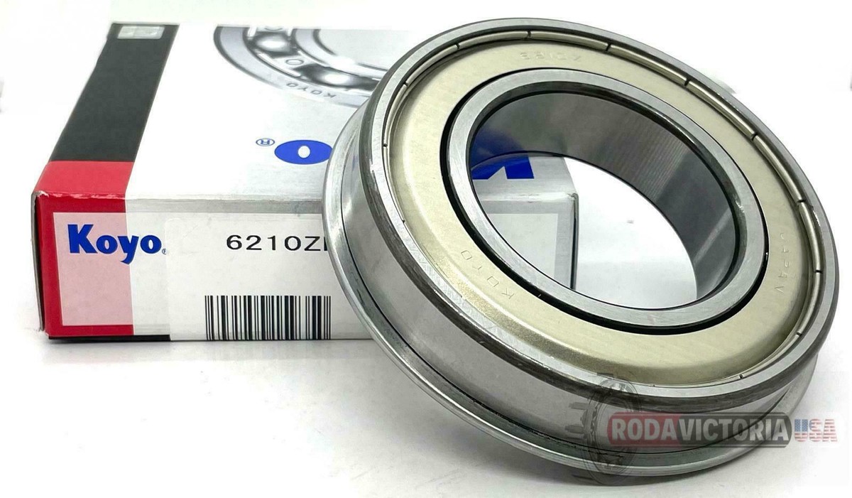 KOYO JAPAN 6210 ZNR Sealed Snap Ring Deep Groove Ball Bearing