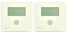 2 x Deta 1142 Carbon Dioxide (CO2) & Temperature Monitors (Mains Powered)