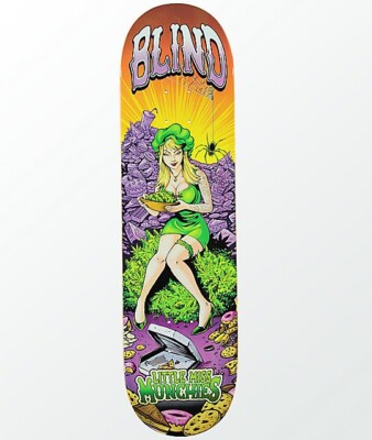 Rare / NOS Blind Skateboards Miss Munchies 8.25