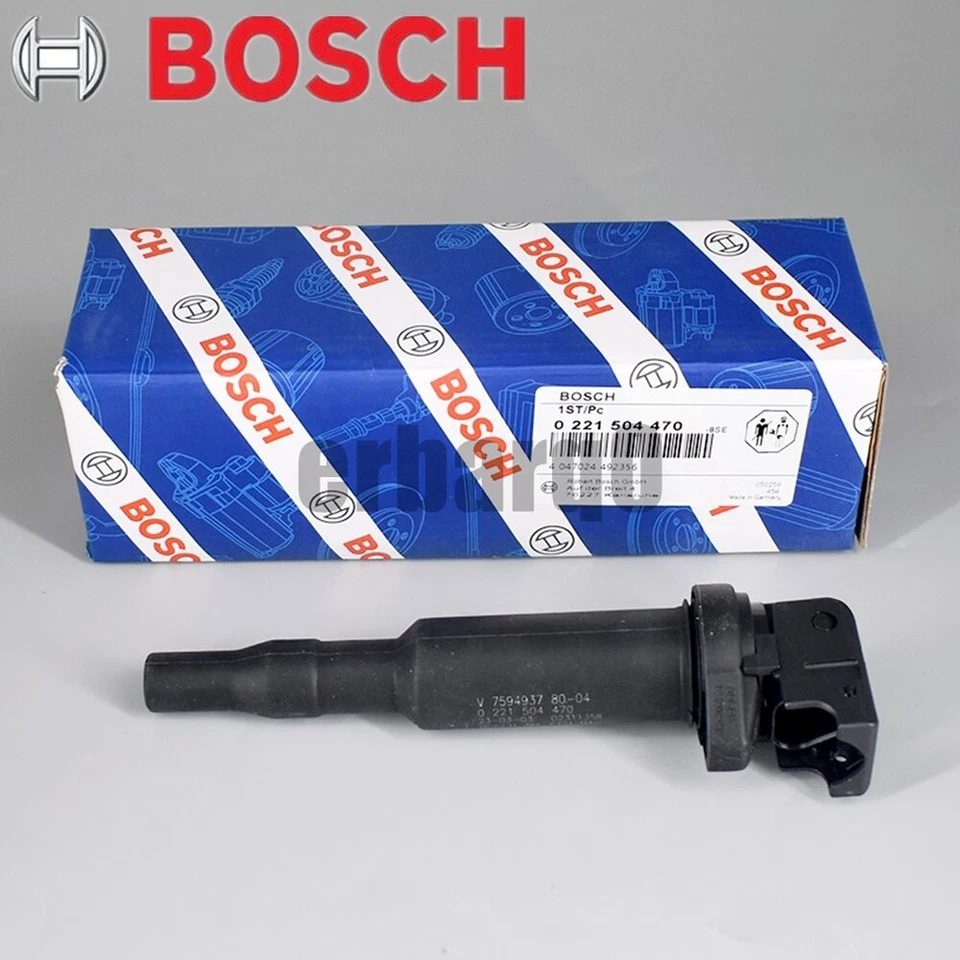 6x OEM BOSCH Ignition Coil Set W/ Connector Boot For BMW 5 6 7 x5 x6 0221504470 - Image 4 of 4