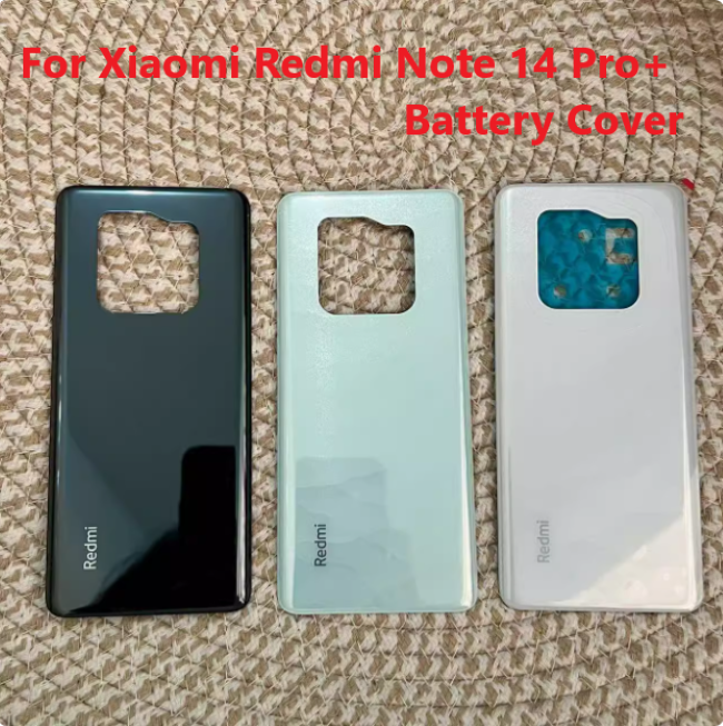 Battery Cover Rear Glass Back Door Replacement For Xiaomi Redmi Note 14  Pro+Plus