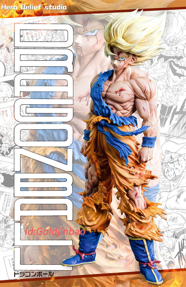 PRE-ORDER Hero Belief Studio - Dragon Ball Saiyan Collection Super Saiyan3  Goku & Gohan & Goten 1/6 Statue(GK)