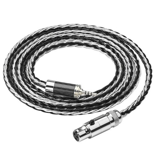 OCC Silver Plated to Mini XLR Balanced Earphone Cable for AKG Q701 H118 Series - Picture 10 of 11