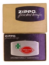 Vintage Zippo "THOMPSON ARTHUR PAVING CO" Advertising Pocket Knife
