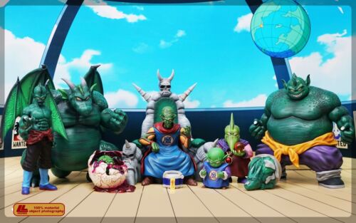 Anime kids gift Z Piccolo Family Tambourine Cymbal Drum Dende 9Pcs Figure Gift