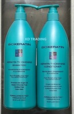  2-Pk BIO KERATIN Protein Botanical Argan Oil THICKENING SHAMPOO  CONDITIONER