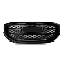 For GMC Acadia Denali 84378394 2017-2019 Front Upper Grille Assembly Gloss Black