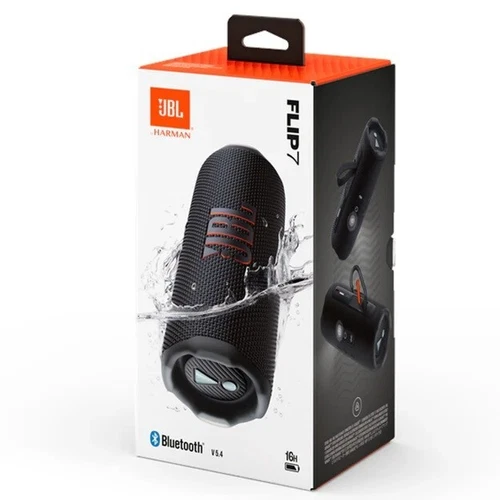 JBL FLIP 7 Portable Waterproof Wireless Bluetooth Speaker - Black