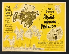 ABSENT MINDED PROFESSOR (1960) Original 22x28 Half Sheet
