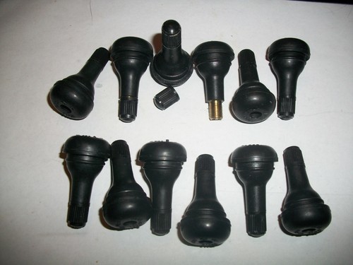 FMR 5/8" RUBBER VALVE STEMS, PACK OF TWELVE, P/N 605-8501, FITS 5/8 " RIM HOLE - 第 1/2 張圖片