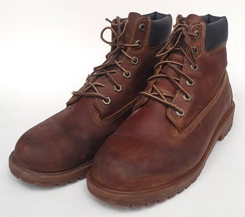 Timberland Boots 6 inch Premium 80904 Damen EU 40 Glattleder braun gefüttert