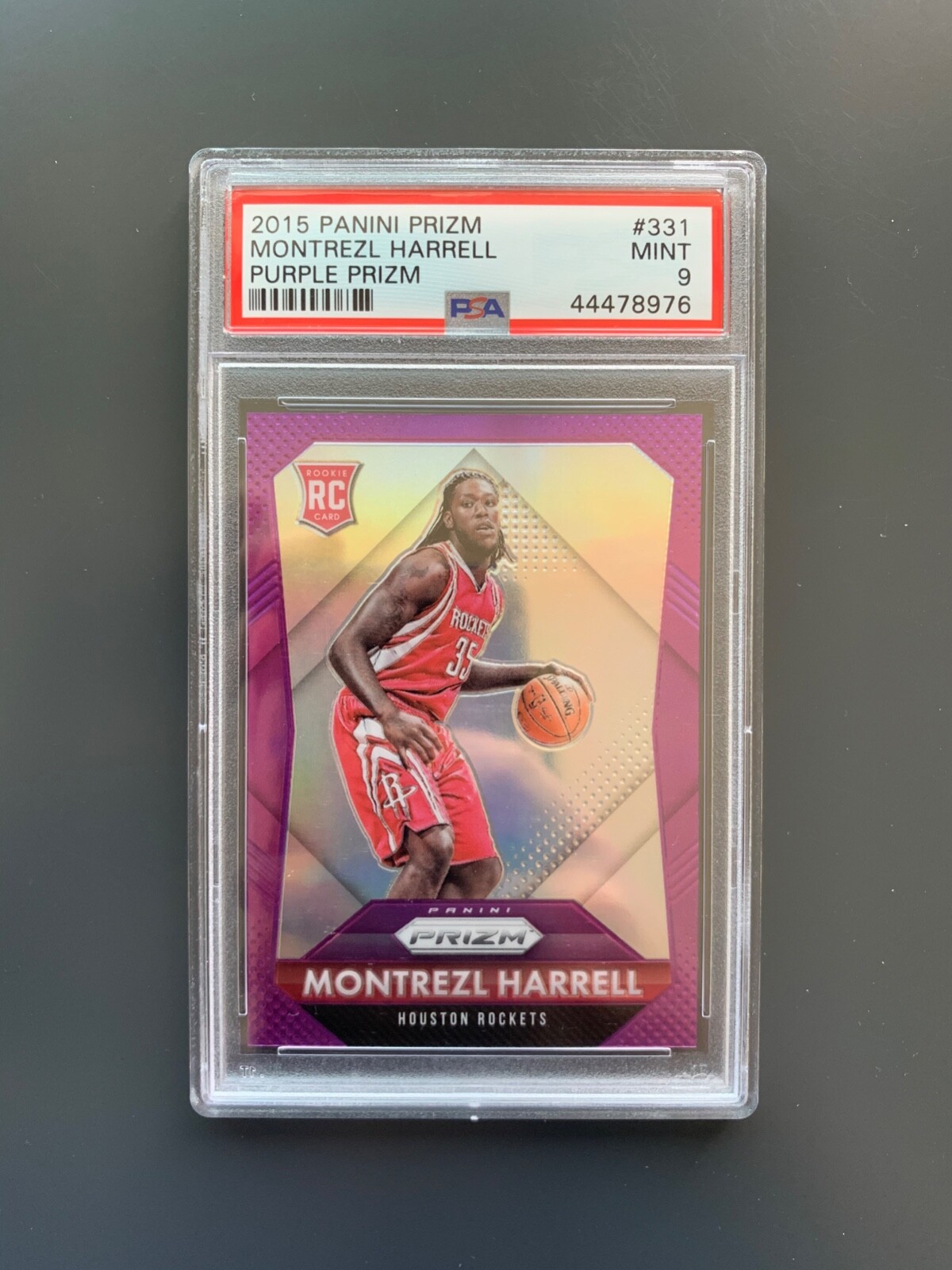 2015 Panini Prizm Montrezl Harrell Purple /99 Rookie PSA 9 Low Pop LA Lakers