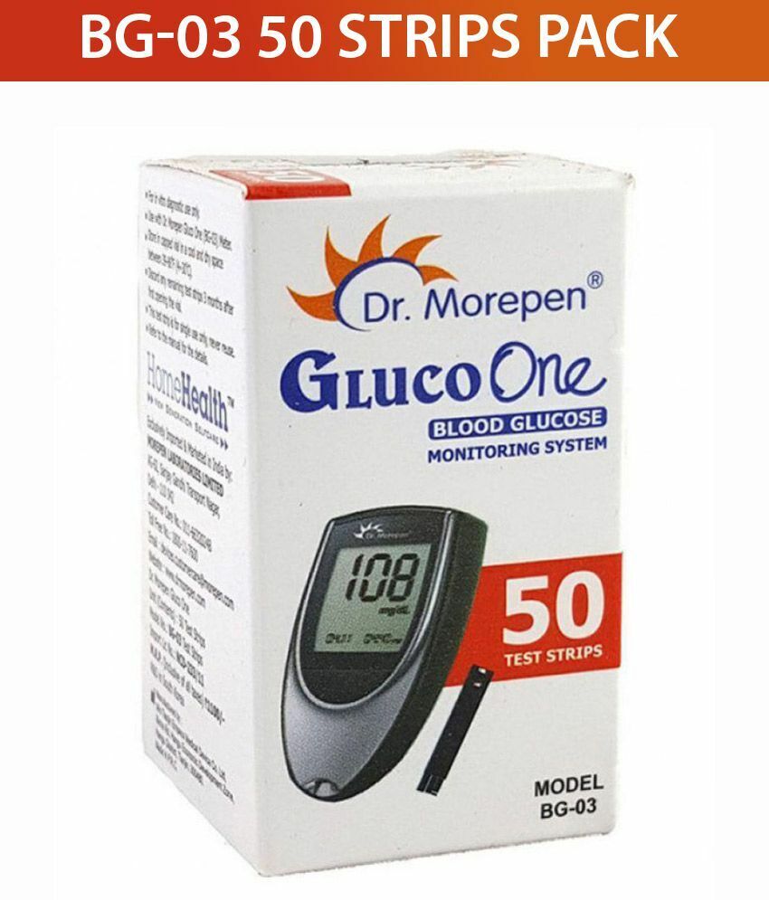 Dr. Morepen BG-03 Blood Glucose Monitoring Device & Test Strips Expiry: Jan 2023 Ograniczona ilość, nowy