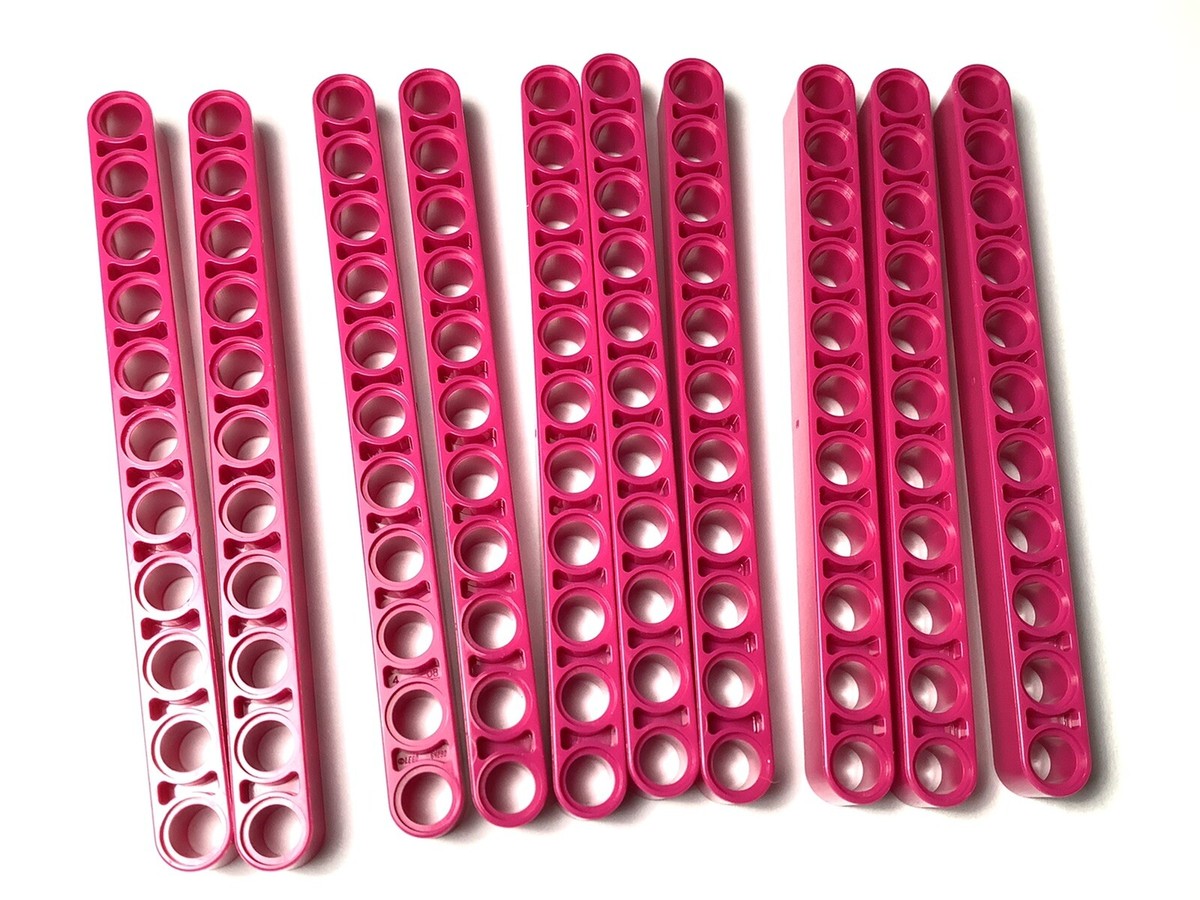 ！ 10 Pieces NEW LEGO Technic Magenta Beam 11 (32525 / 64290