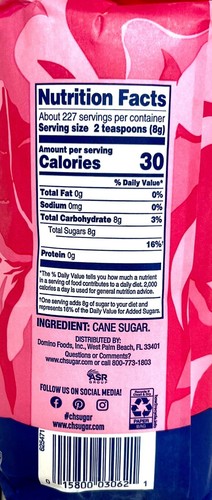 C&H Premium Pure Cane Granulated White Sugar 4 lb ( Pack of 12 )~07/15/2027 - Picture 4 of 5