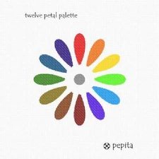 Palette Petals Needlepoint Kit or Canvas