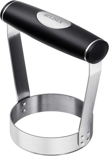 Plain Edge Lebensmittelzerkleinerer 3 Zoll Manueller Handzerkleinerer Würfelschneider Edelstahl Rund - Bild 1 von 12