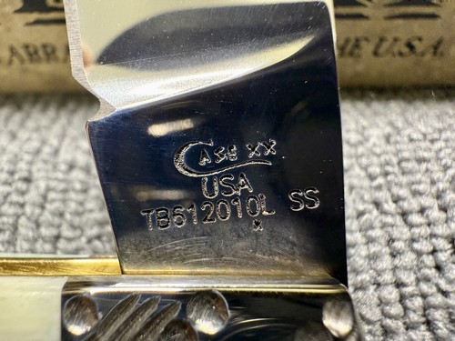 2019 Case XX Tony Bose Worked Bolster Emerald Green Tribal Lock (TB612010L SS) - Picture 3 of 5
